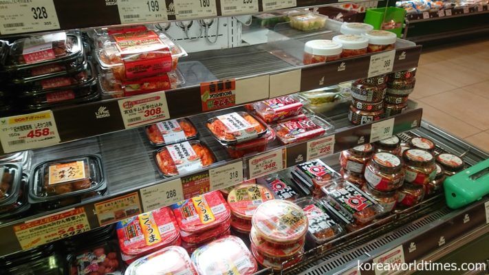 輸入品キムチは1種類のみ