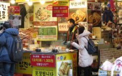 ソウル明洞の屋台