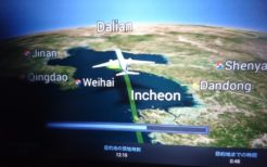 仁川国際空港から中国の多くの都市へ直行便が飛んでいる