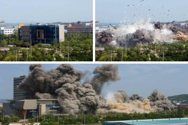 北朝鮮が南北共同連絡事務所を爆破