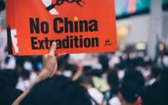 「逃亡犯条例」改正案に抗議する香港の人々