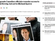 中国による報復スパイ拘束続くカナダ人 カナダ政府が収容状況明かす