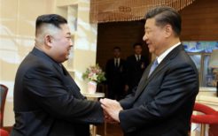 金正恩委員長（当時）と習近平国家主席が平壌会談（2019年）