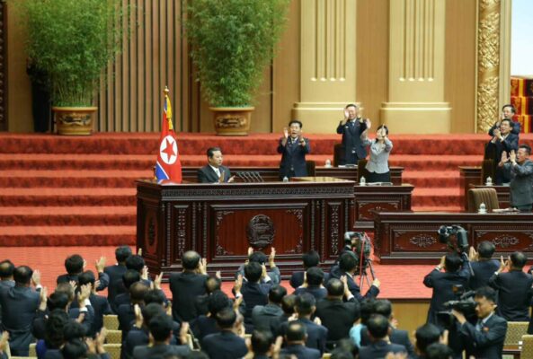 19年4月以来の施政演説を行なった金正恩総書記