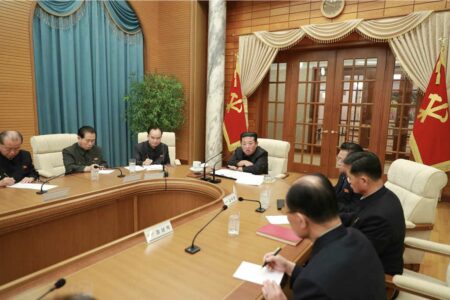 2022年1月19日、金正恩総書記が政治局会議に出席