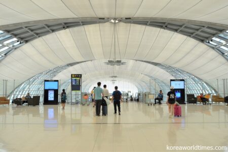 タイの玄関であるスワナプーム国際空港。開港当初よりタイ人利用客がかなり増えた