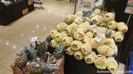 台湾とフィリピンのパイナップル