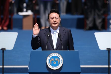 就任から1か月を迎えた尹錫悦大統領