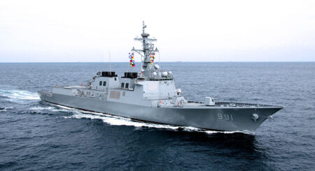 2008年12月に就役した世宗大王（駆逐艦）