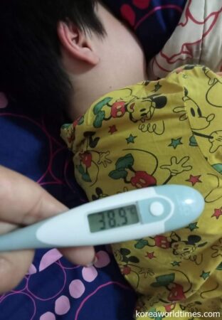 感染した小5の息子は39度近くの発熱