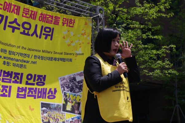 北朝鮮との仲介を日本社会党に依頼する韓国慰安婦団体
