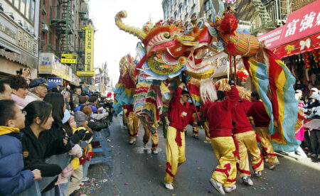 全米最大のニューヨーク・チャイナタウンの旧正月パレード