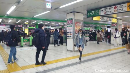 多くの人が利用する東京の巨大ターミナル駅